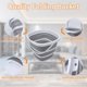 thumbnail image 4 of Paquete de 2 Cubos de Plástico Plegables, Cubos Rectangular Plegable, Cubo de Limpieza Plegable, Cubo de Agua Portátil de Pesca, Cubeta de Plástico Portátil, Folding Bucket, 4 of 4