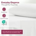 thumbnail image 5 of Máulli Collection 100% Organic Cotton Percale Flat Sheet Queen Size - 1 PC Flat Sheet, White - Crisp, Cool and Strong Bed Linen, Top Sheets for Hot Sleepers, Breathable GOTS Certified Sheets, 5 of 6
