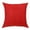 Red, variant on 4 x 20 x 20 in. Red Solid Color Zippered Linen Throw Pillow - Set of 2