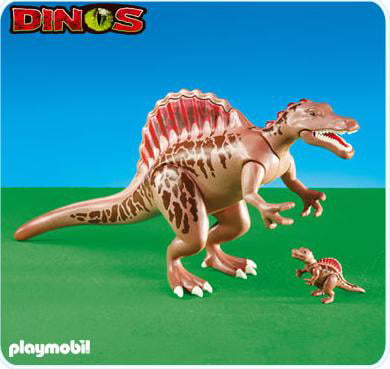 Playmobil dinos spinosaure and his little dinosaur 6267 