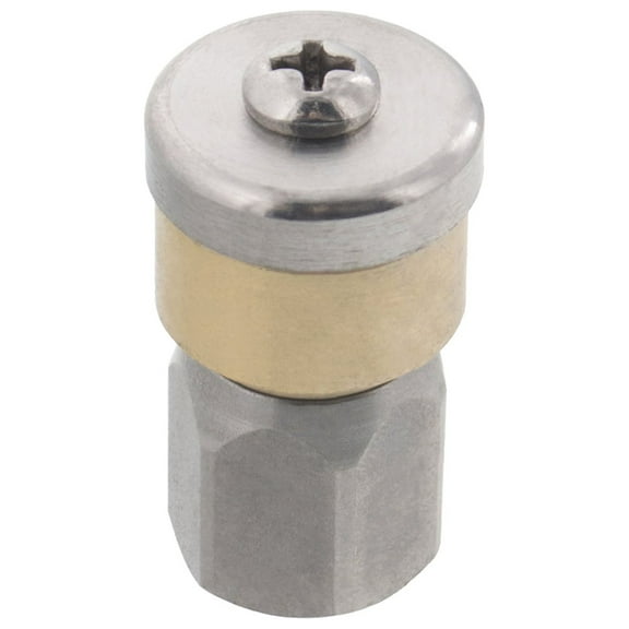 Erie Tools Rotating 1/8" Sewer Jetter Nozzle for Drain Cleaning 3.0 Orifice