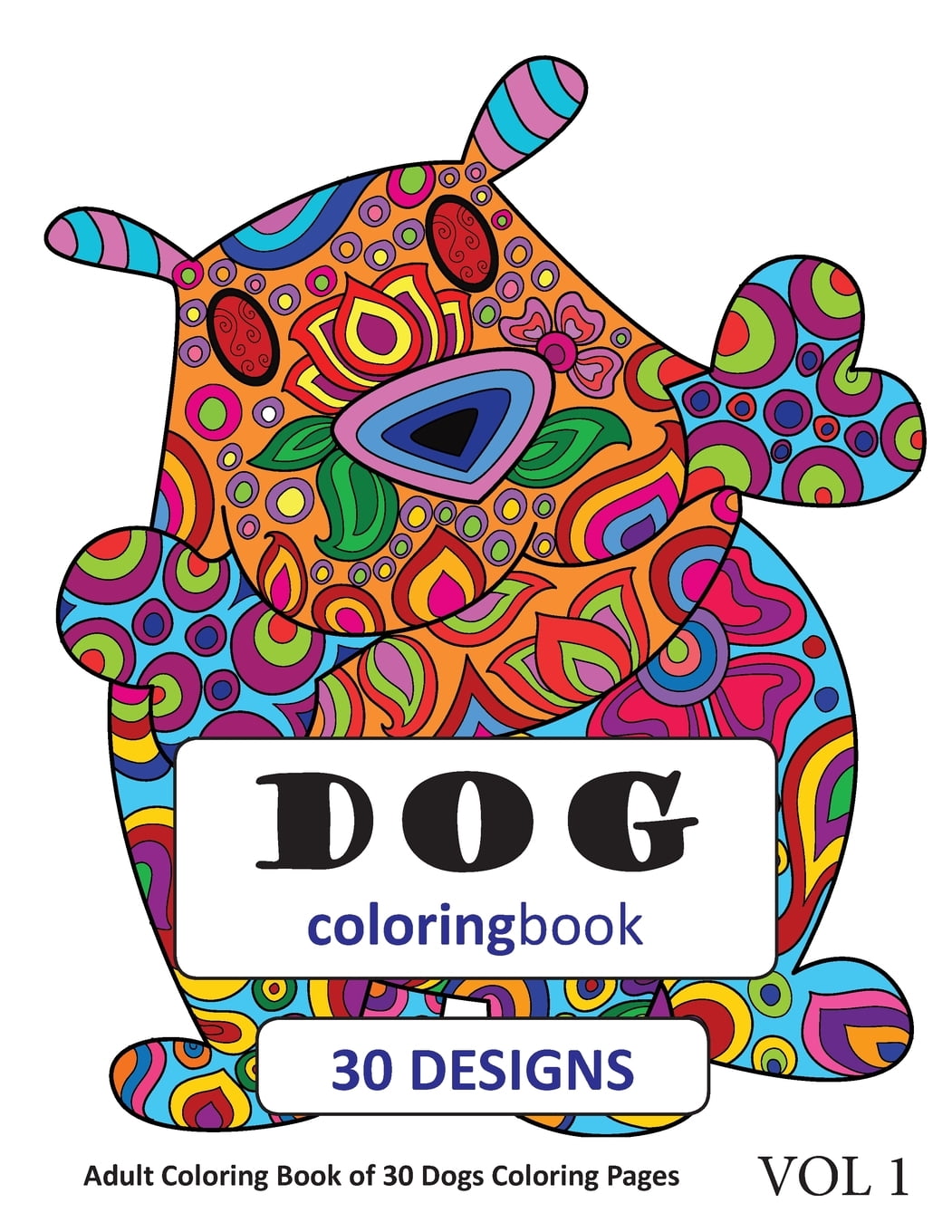 Download Dogs Coloring Book: 30 Coloring Pages of Dog Designs in ...