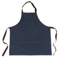 thumbnail image 1 of TKSE Unisex Denim Working Pockets Apron For Drawing Painting Restaurant Coffee Waiter(Blue), 1 of 8