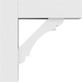 thumbnail image 3 of 5"W x 16"D x 16"H Standard Olympic Architectural Grade PVC Bracket with Block Ends, 3 of 11
