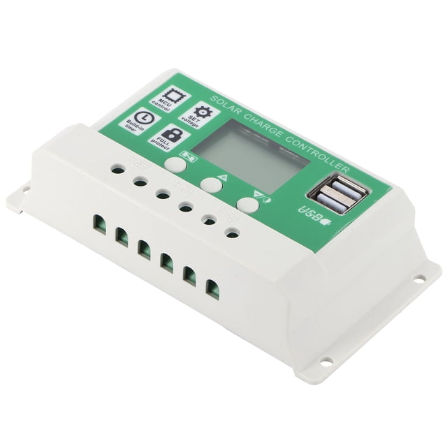 Regulador de control solar Jadeshay PWM 20 A 12 V 24 V LCD