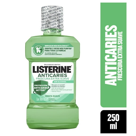 Enjuague bucal Listerine Anticaries Zero anticaries zero 250 ml
