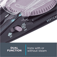 thumbnail image 5 of Travel Iron, Stainless Steel Soleplate Hand Held Steamer Iron for Clothes, 200 Microsteam Holes, 1000 Watts Ironing, Fabric Steamer, Dual Voltage, Mini Iron, Purple, DA1560, 5 of 6