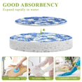 thumbnail image 3 of 3 Packs Of Wood Pulp Cotton Dishwashing Sponge 3.54x2.56 Inch Dishwashing Sponge Household Cleaning Sponge Kitchen Utensils Clean Use Blue Flowers Seamless, 3 of 7
