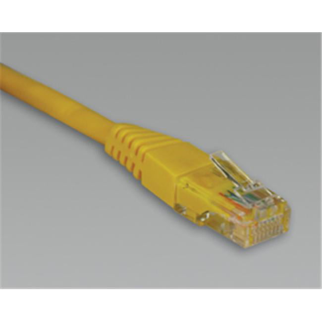 3-ft. Tripp Lite Cat5e 350MHz Snagless Molded Patch Cable RJ45 M/M N001-003-YW - Yellow 