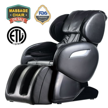 BestMassage Zero Gravity Full Body Electric Shiatsu Massage Chair Recliner with Built-In Heat Therapy & Foot Roller, Air Massage System, Stretch Vibrating
