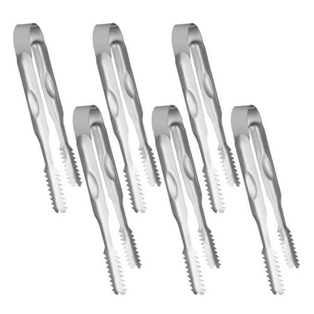 

Julam 6 Pcs Stainless Steel Ice Tongs Stainless Steel Mini Serving Tongs Charcuterie Board Accessories Mini Serving Tongs for Whiskey Tea Coffee Appetizers beneficial