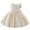 Champagne, variant on IBTOM CASTLE Flower Girl Dress Satin Bowknot Tutu Wedding Bridesmaid Christening Pageant Birthday Party Evening Prom Gown 12-18 Months Champagne