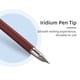 thumbnail image 4 of Pluma Estilográfica con Cartucho de Tinta Estuche Metálico Pluma Iridium, 4 of 8