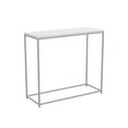 thumbnail image 2 of Safdie & Co. Table Console 31L Blanche Métal Argent, 2 of 4