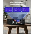 thumbnail image 3 of VEVOR 48V 100Ah LiFePO4 Lithium Battery, Built-in 100A BMS, 51.2V Server Rack LiFePO4 Battery with Bluetooth, 5.12kWh Capacity, Max 6000 Cycles, LCD Display, for Off-Grid, Solar System, Backup Power, 3 of 9