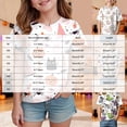 thumbnail image 3 of CAICJ98 Toddler Boys Girls Halloween Shirt Pumpkin Ghost Tee Shirt Short Sleeve Fall Tops Halloween T Shirts Kids (Khaki,4-5 Years), 3 of 6