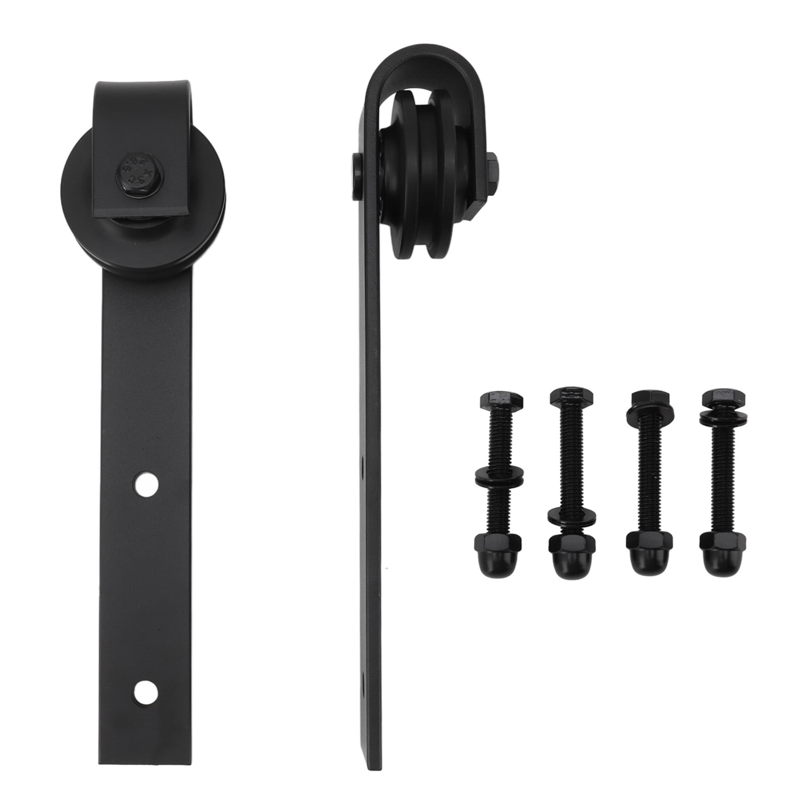 Door Sliding Rail Pulley Rollers, Barn Door Hardware Kit Heavy Duty