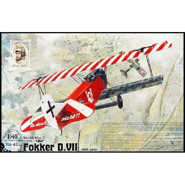 1/48 Fokker D VII (OAW Early) WWI German BiPlane Fighter