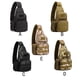 thumbnail image 5 of Sonducket para hombre Bolsa de pecho impermeable Camuflaje Botella de agua Riñonera Mochilas de mochilero Negro, 5 of 6