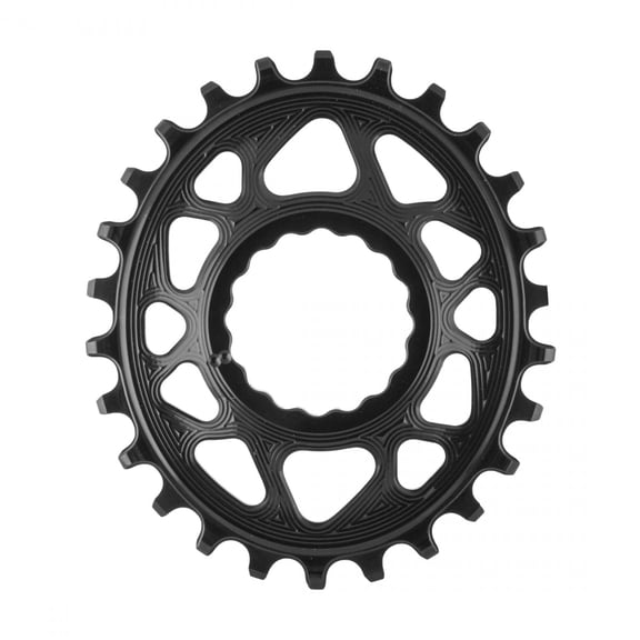 absoluteBLACK Oval Narrow-Wide Direct Mount Chainring - 26t CINCH Direct Mount 3mm Offset BLK