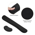 thumbnail image 4 of Uxcell Keyboard Wrist Pad Mouse Wrist Rest Ergonomic Wrist Support Comfortable Memory Foam Style 1, Black 1 Set, 4 of 5