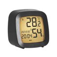 SUNHUFA Digital Alarm Clock with Indoor Temperature Humidity Digtial
