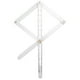 thumbnail image 1 of Protractor For Woodworking Long Miter Measuring Tool Miter Angle Finder Ruler, 1 of 3