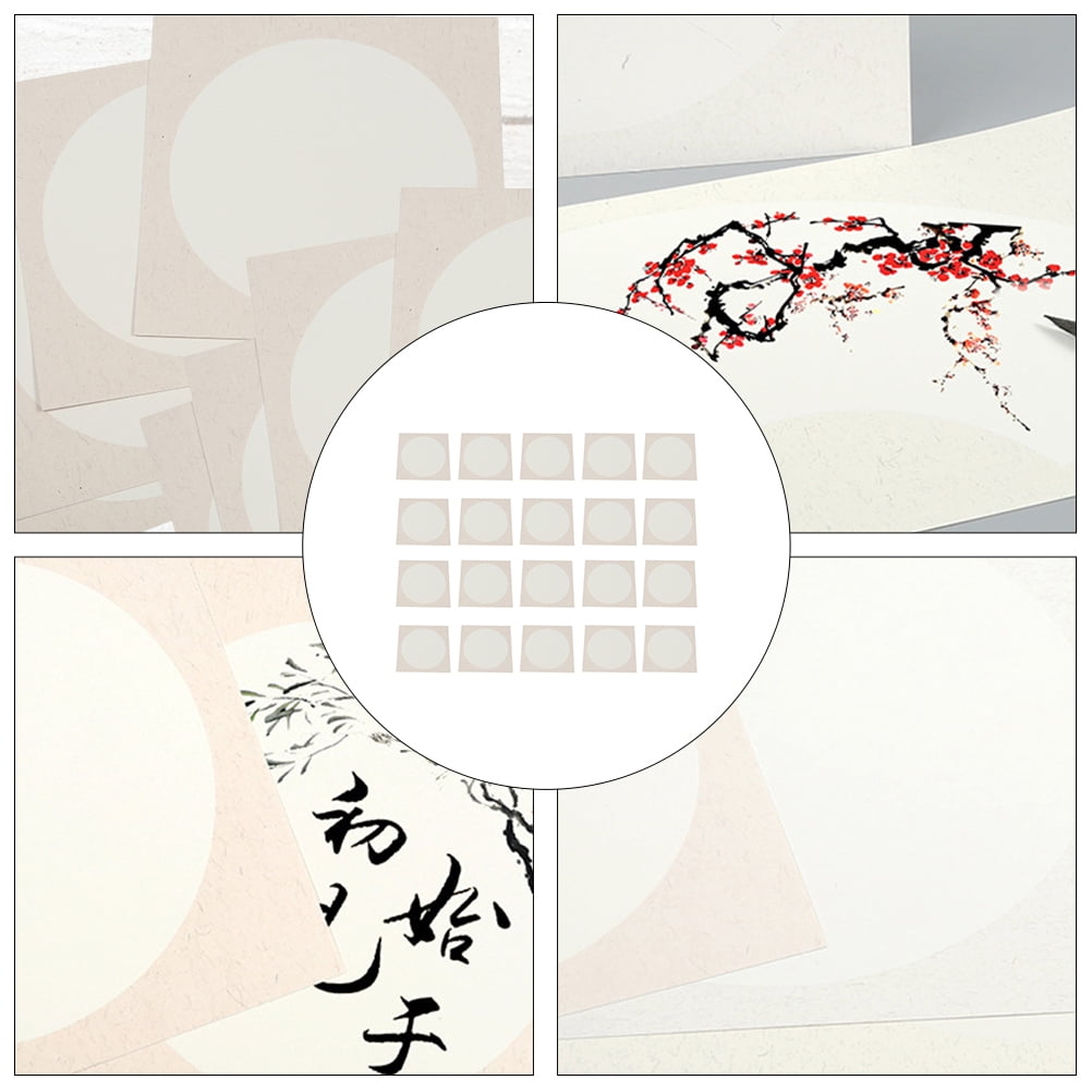UPOUART White Chinese Painting Paper for Ink Diffusion and Water Absorption, Ideal for Traditional Chinese Brush Art and
