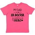 thumbnail image 3 of Inktastic My Dad is an ER Doctor and a Hero Youth T-Shirt, 3 of 5