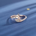 thumbnail image 5 of Exquisite Rose Gold Fox Ring: European Style Animal Ring, Alloy Electroplated Finish, Fashion Jewelry for Women, 5 of 6