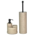 thumbnail image 3 of Better Homes & Gardens 3 Piece Natural Sandstone Bath Accessories Sets, Beige, 3 of 5