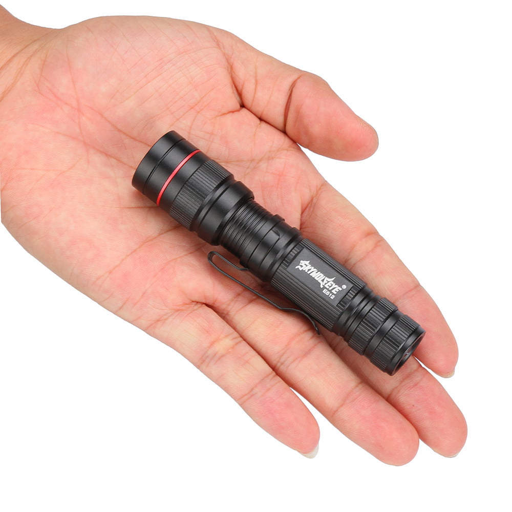 Zoomable Flashlight COB+Q5 LED Tactical Torch Waterproof Super Bright Light Lamp 