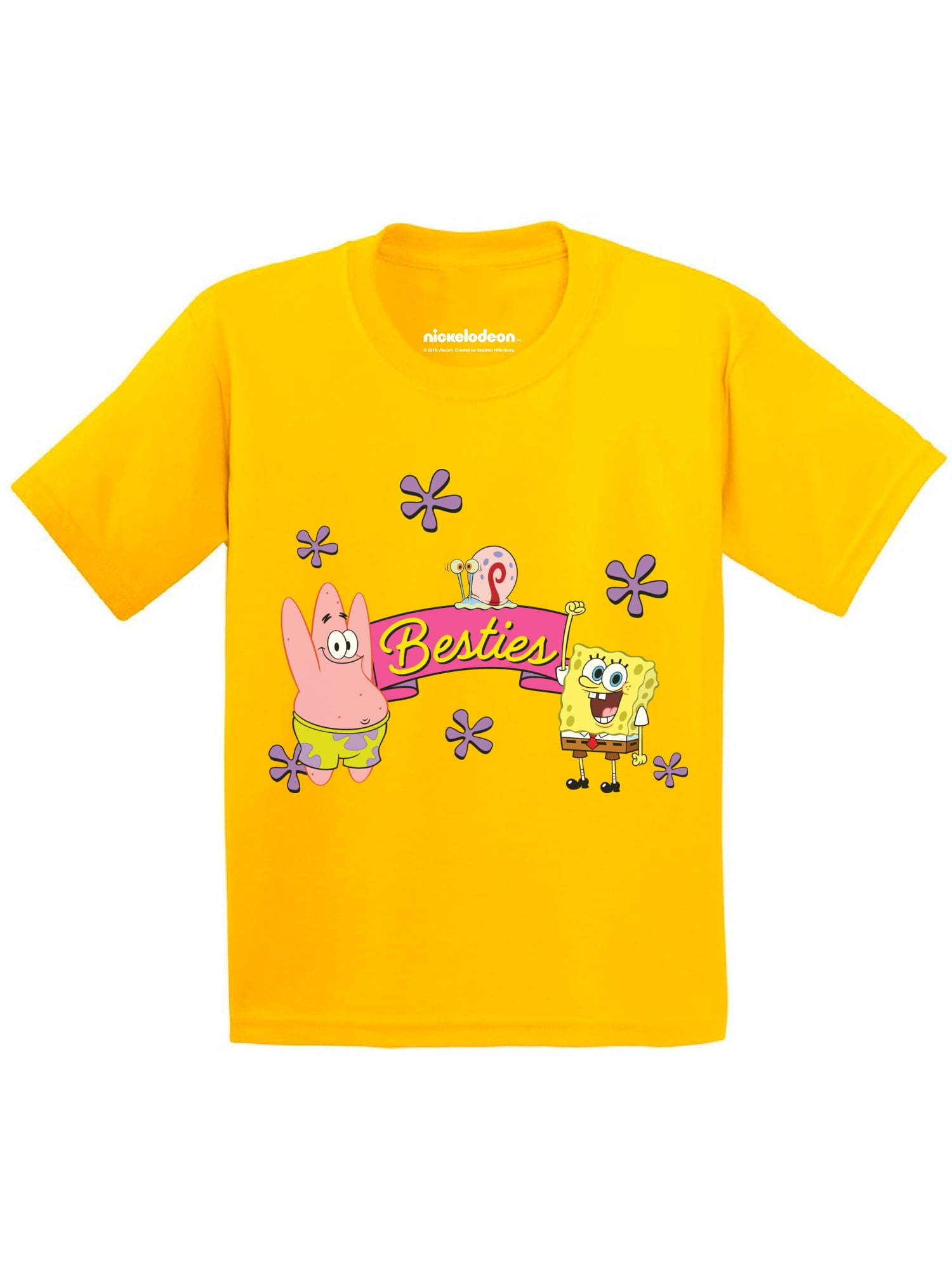 Besties SpongeBob Tshirt for Kids Boys Girls Cute Best Friends Shirt