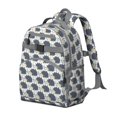 thumbnail image 2 of Hedgehog Pattern Backpack for School,Cute School Bag,Schoolbag with Adjustable Shoulder Straps & Padded Back,15.25"x11.5"x5.25", 2 of 6