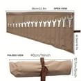 thumbnail image 5 of Naierhg Wrench Roll Organizer Tool Storage Bag with 16 Pockets Foldable Design Easy to Transport Portable Rolled Tool Pouch Bag Organizer, 5 of 7
