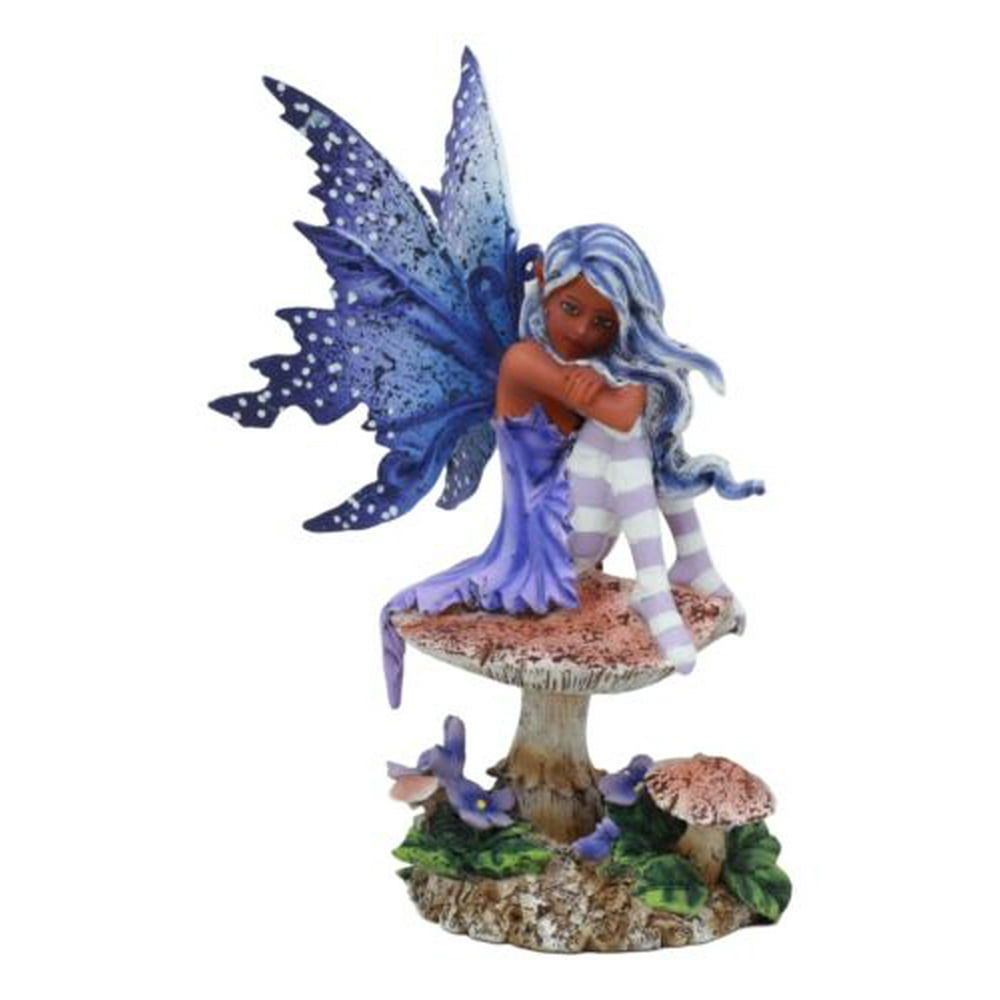 Amy Brown Licensed Violet Fairy Statue Polyresin Figurine Home Decor