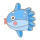 thumbnail image 1 of Broche de aleación para solapa para bufandas y decoración de ropa, estilo Accent XZ1205 Broche adorable de animal de dibujos animados, 1 of 8