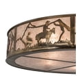 thumbnail image 3 of Meyda Tiffany 99865 Cowboy 6 Light 49" Wide Semi-Flush Drum Ceiling Fixture - Copper, 3 of 7