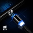 thumbnail image 4 of 3X Enchufe de Cable Magnético Redondo Enchufe de 8 Mini USB Enchufe de Carga Rápida del Cargador del Imán del Teléfono, 4 of 5