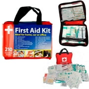 210 Pc First Aid Kit Bag Travel Camping Sport Medical Emergency Survival Outdoor