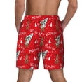 thumbnail image 2 of Lsque Mens Swim Trunks Christmas Deer 1 Pattern - Bathing Suit Compression Liner - Beach Swim Shorts Swimwear - (S-3XL) - Stretch Quick Dry -Large, 2 of 9