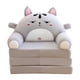 thumbnail image 1 of Sofá cama plegable, sillón cama de dibujos animados, expandible, para ocio, ahorro de espacio, salón Gato, 1 of 9