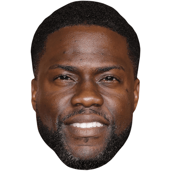 Kevin Hart (Goatee) Celebrity Mask, Flat Card Face, Fancy Dress Mask