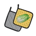 thumbnail image 2 of Caroline's Treasures Chinese Cabbage on Basketweave Pair of Pot Holders, 2 of 3
