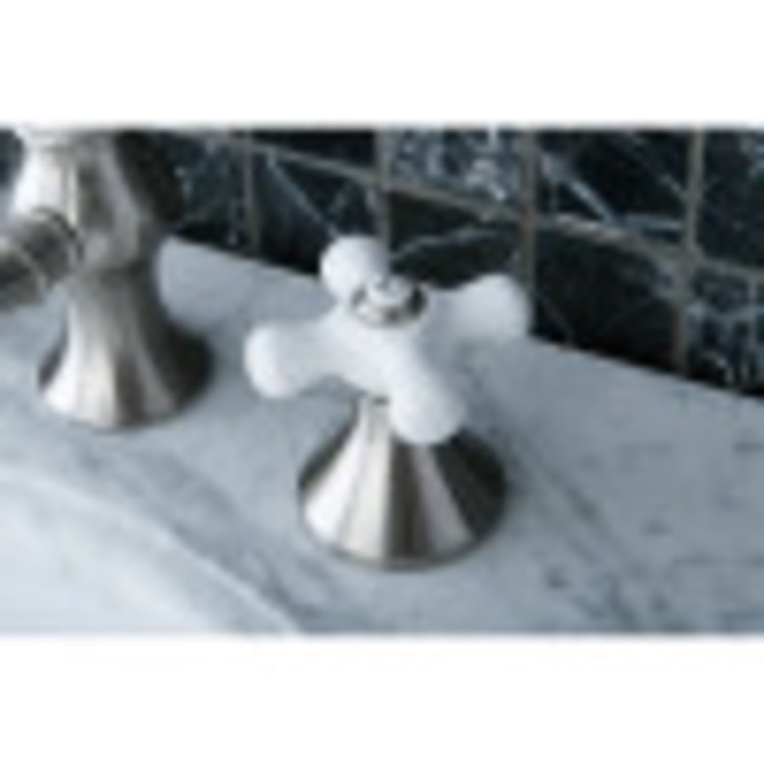 Kingston Brass KC7168PX 8 in. Widespread Bathroom Faucet, Brushed Nickel