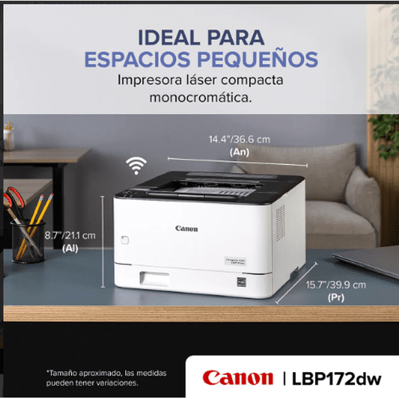 Impresora Laser Imageclass Lbp172dw Blanco/negro Blanco