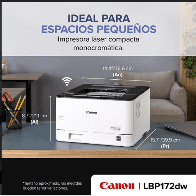 Impresora Laser Imageclass Lbp172dw Blanco/negro Blanco