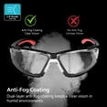 thumbnail image 4 of SAFEYEAR Anti Fog Clear Safety Glasses For Work,With Scratch Resistant,UV 400,Impact Resistant.ANSI Z87.1 Tested Protective Goggles- For DIY, Lab Chemistry, Cycling Sports Glasses (Three Colors), 4 of 8