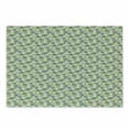 thumbnail image 1 of Floral Cutting Board, Abstract Blossoms in Green Shades on Polka Dotted Retro Style Background, Decorative Tempered Glass Cutting and Serving Board, Small Size, Apple Green Sage Green, by Ambesonne, 1 of 1