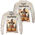 thumbnail image 3 of Happy Halloween Exotic Shorthair Witches Hat Pumpkin Carving All Over Print 3D Sweatshirt Unisex Merch Cat Lover Kitten Owner Gifts - 02019, 3 of 6